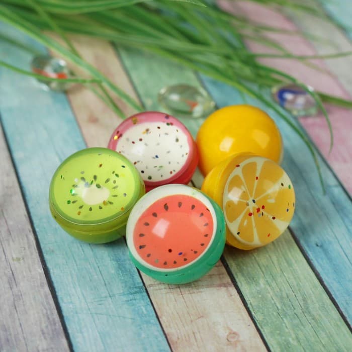 Мяч каучуковый «Фрукты», 3.2 см, виды МИКС