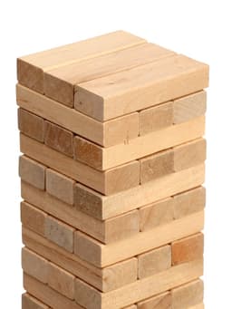 Падающая башня дженга Время игры, 54 бруска, 27×7.5 см