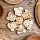 Подставка под горячее «Ёжики», d=11 см, можжевельник