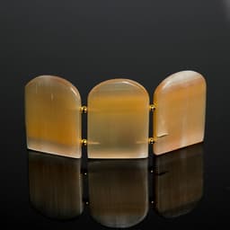 Икона настольная «Триптих православный», 12×6.5×1 см, селенит