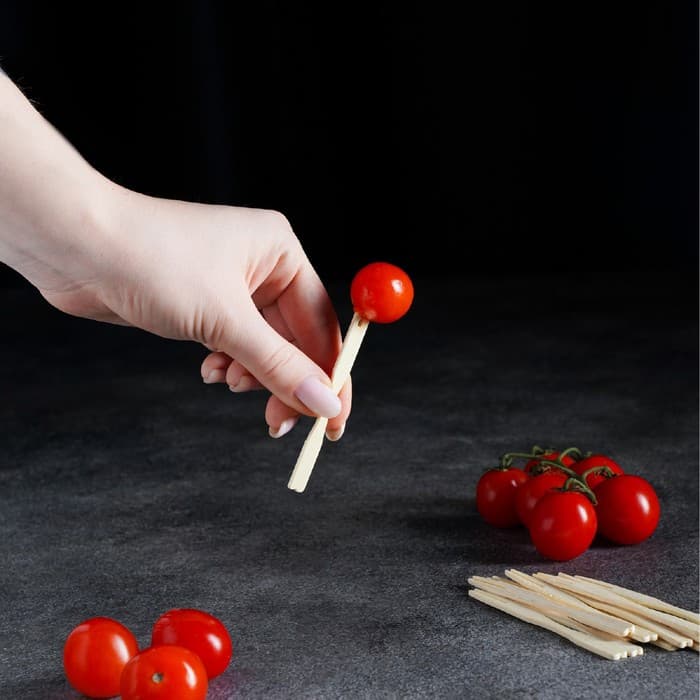 Шпажки для канапе Доляна, бамбук, 100 шт., 8.5 см