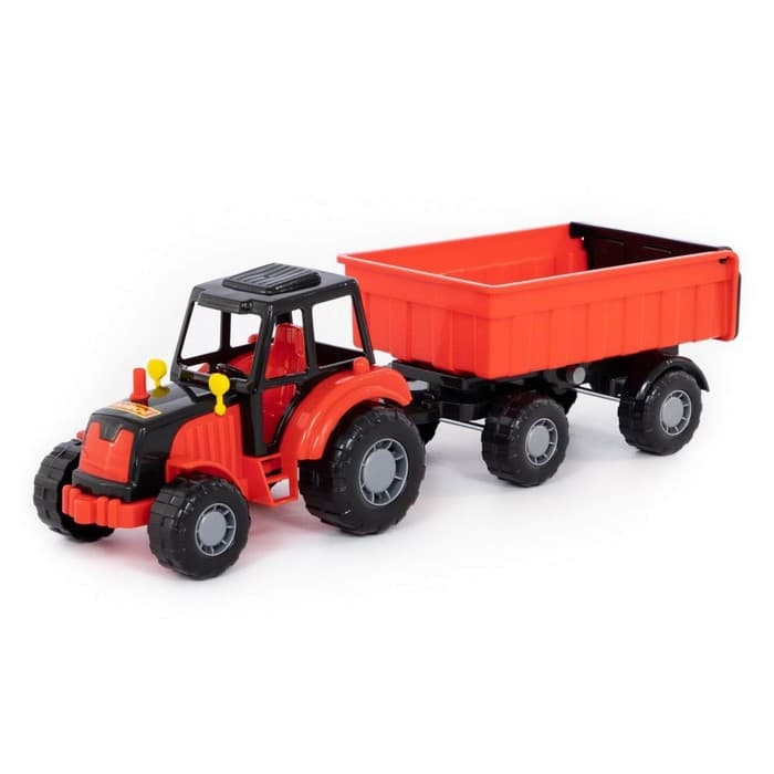 Трактор «Мастер», с прицепом №1, цвета МИКС