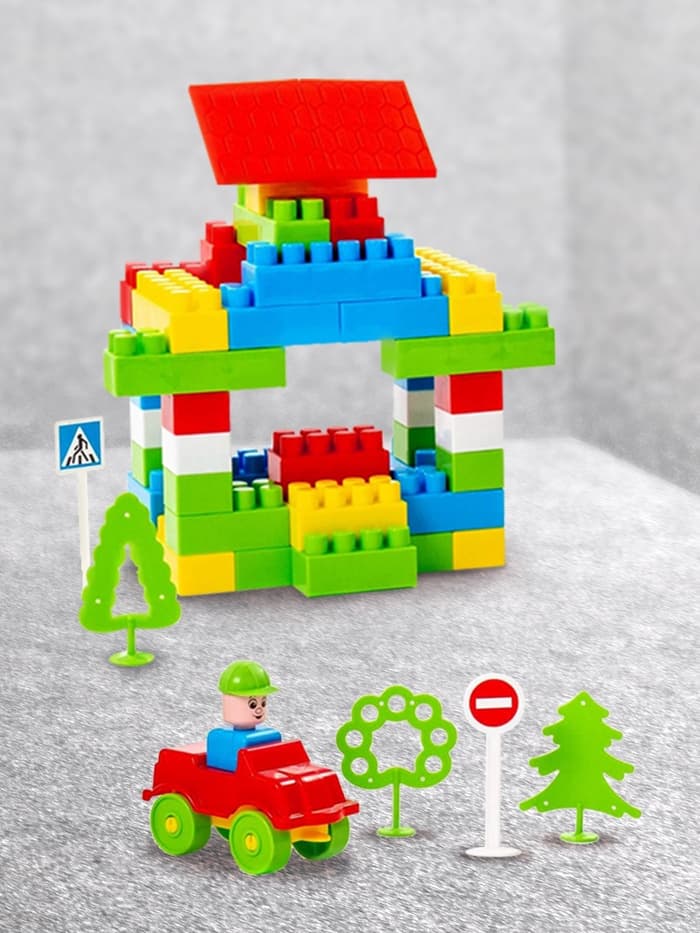 Конструктор «Строитель», 101 деталь