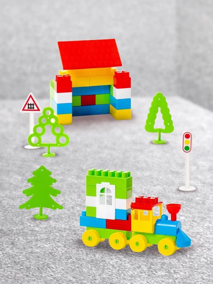 Конструктор «Строитель», 129 деталей