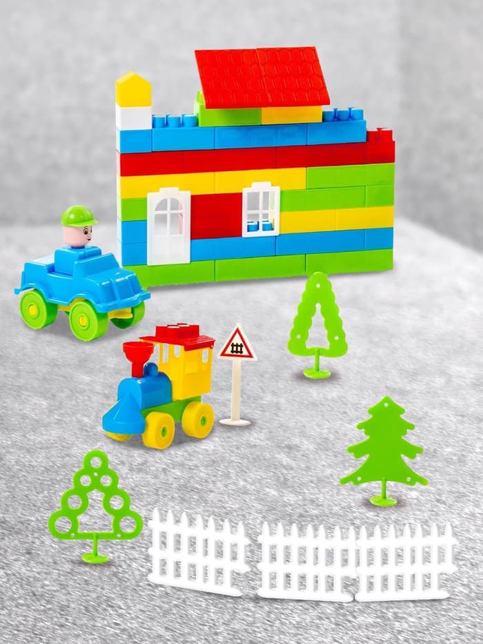 Конструктор «Строитель», 129 деталей