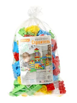 Конструктор «Строитель», 129 деталей