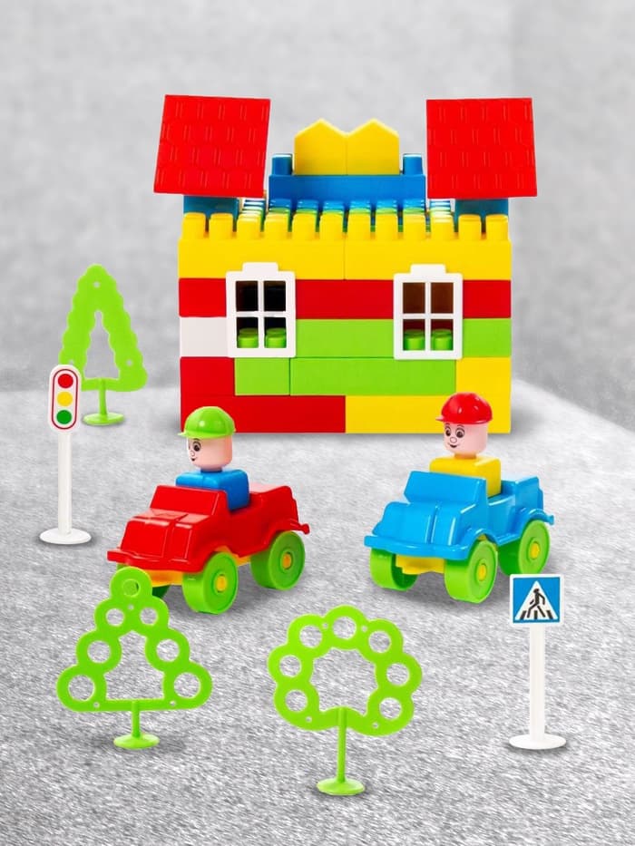 Конструктор «Строитель», 181 деталь