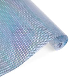 Плёнка самоклеящаяся голография, серебристая рябь, 0.45×3 м, 30 мкм