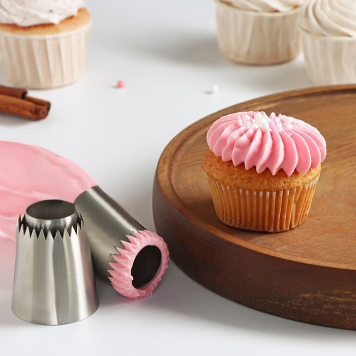 Насадка кондитерская KONFINETTA «Безе», d=4.2 см, выход 2.7 см, нержавеющая сталь