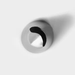 Насадка кондитерская KONFINETTA «Лепесток розы», d=2.5 см, выход d=1.5 см, нержавеющая сталь