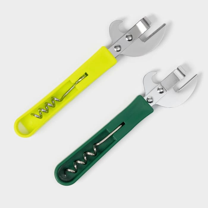 Открывашка-штопор Доляна «Польза», 14.5 см, МИКС