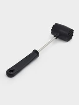 Молоток для мяса Доляна «Круг», 25 см, чёрный