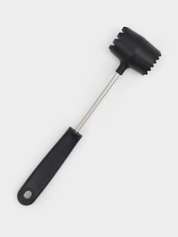 Молоток для мяса Доляна «Круг», 25 см, чёрный