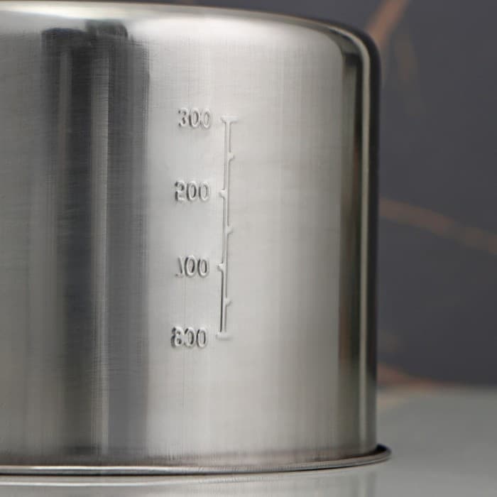 Ковш «Базис», 950 мл, d=14 см, с мерной шкалой, нержавеющая сталь