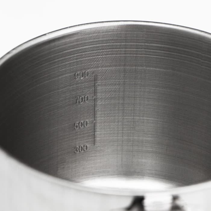 Ковш «Базис», 950 мл, d=14 см, с мерной шкалой, нержавеющая сталь