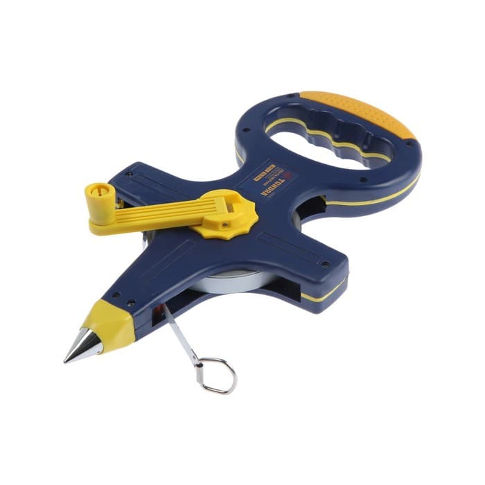 Рулетка геодезическая ТУНДРА, металлическая лента, 50 м × 12.5 мм