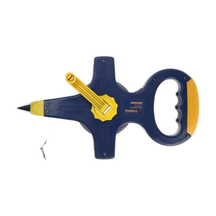 Рулетка геодезическая ТУНДРА, металлическая лента, 50 м × 12.5 мм