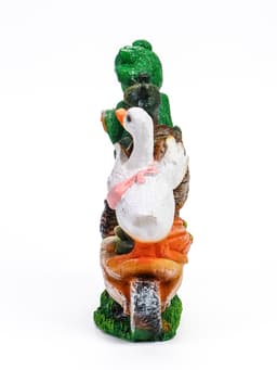 Садовая фигура из полистоуна «Зверюшки на самокате», 30×10.5×28 см