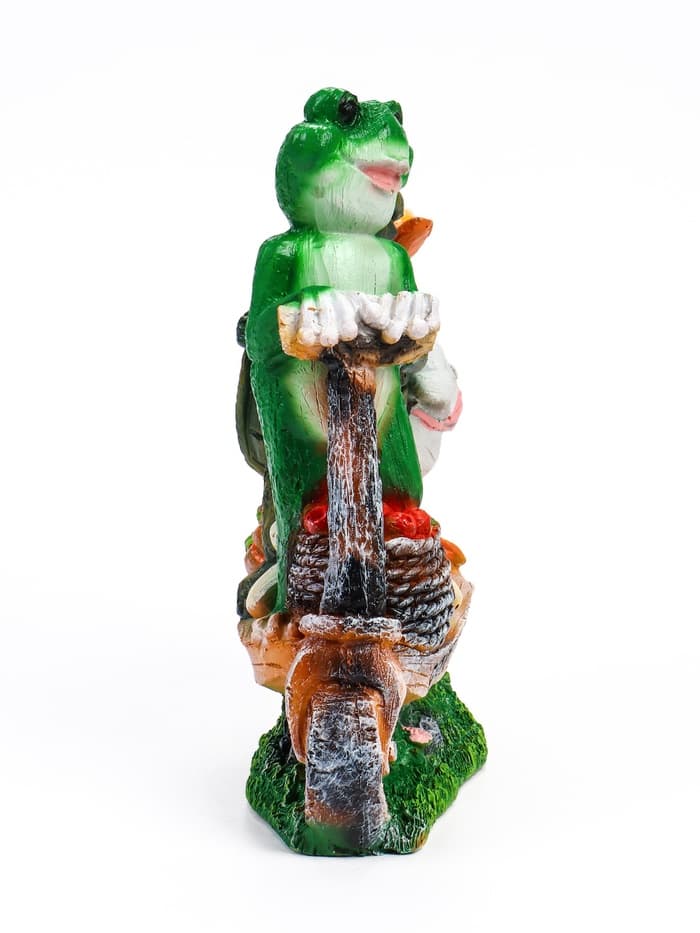 Садовая фигура из полистоуна «Зверюшки на самокате», 30×10.5×28 см