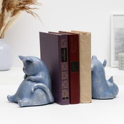 Держатель - подставка для книг «Два кота», набор 2 шт., 14 см