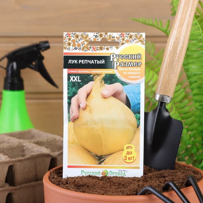 Семена Лук репчатый XXL, 100 шт., «Русский огород»
