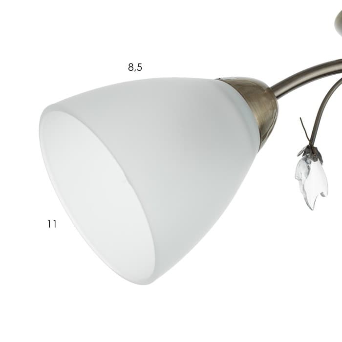 Люстра «Оливия» 3×40 Вт E27 бронза 45×43×20 см