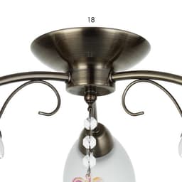 Люстра «Оливия» 3×40 Вт E27 бронза 45×43×20 см