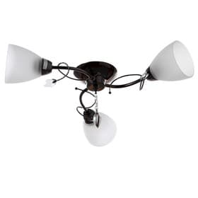 Люстра «Милана», 3×40 Вт E27, черный, 52×45×17 см