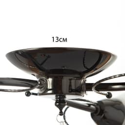 Люстра «Милана», 3×40 Вт E27, черный, 52×45×17 см