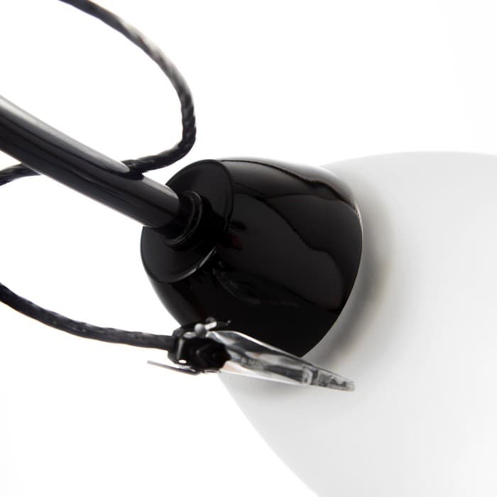 Люстра «Милана», 3×40 Вт E27, черный, 52×45×17 см