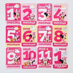 Карточки для фотосессии, 18 штук, 12×8 см, Минни Маус