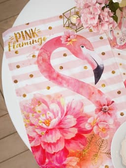 Полотенце «Этель» Pink flamingo 40×67 см, 100% хлопок, саржа 190 г/м²