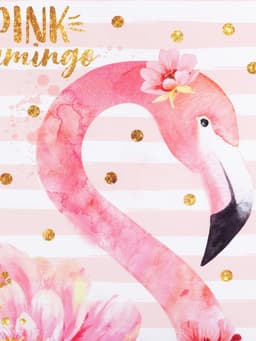 Полотенце «Этель» Pink flamingo 40×67 см, 100% хлопок, саржа 190 г/м²