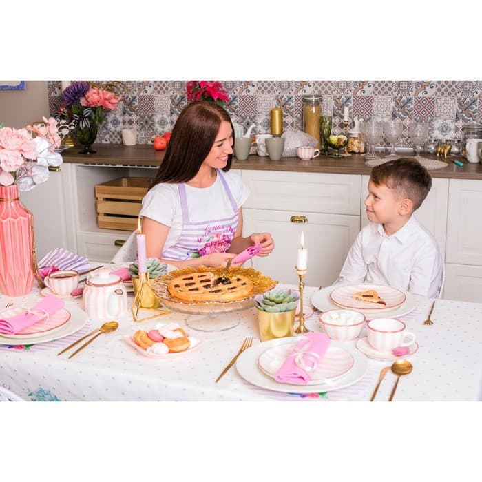 Скатерть «Этель» Сладости 220×147 см, 100% хлопок, репс 210 г/м²