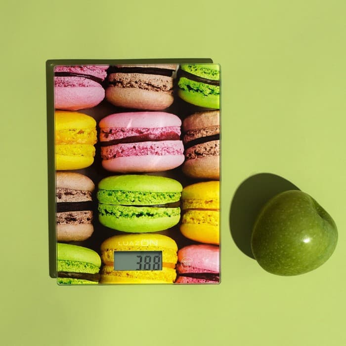 Весы кухонные Luazon LVK-702 «Макаруны», электронные, до 7 кг