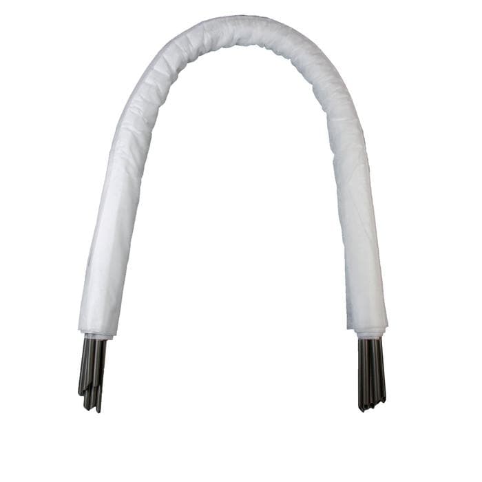 Парник прошитый, длина 3 м, 4 дуги из пластика, дуга L = 2.4 м, d=16 мм, спанбонд 35 г/м², «уДачный»