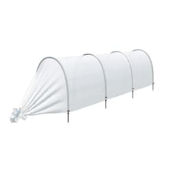 Парник прошитый, длина 3 м, 4 дуги из пластика, дуга L=2 м, d=20 мм, спанбонд 35 г/м², «Ленивый», с колышками и зажимами