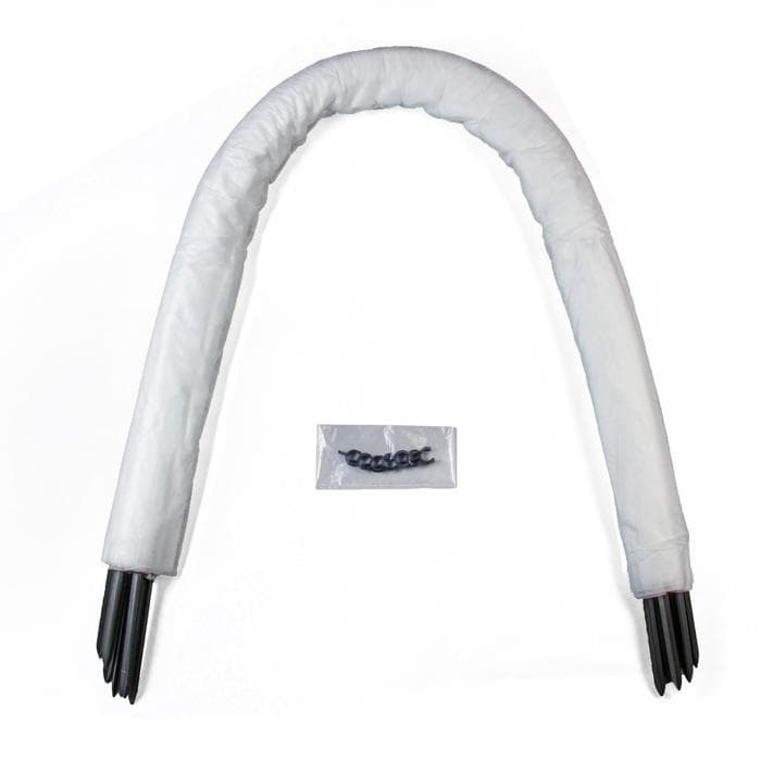 Парник прошитый, длина 3 м, 4 дуги из пластика, дуга L=2 м, d=20 мм, спанбонд 35 г/м², «Ленивый», с колышками и зажимами