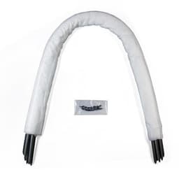 Парник прошитый, длина 3 м, 4 дуги из пластика, дуга L=2 м, d=20 мм, спанбонд 35 г/м², «Ленивый», с колышками и зажимами