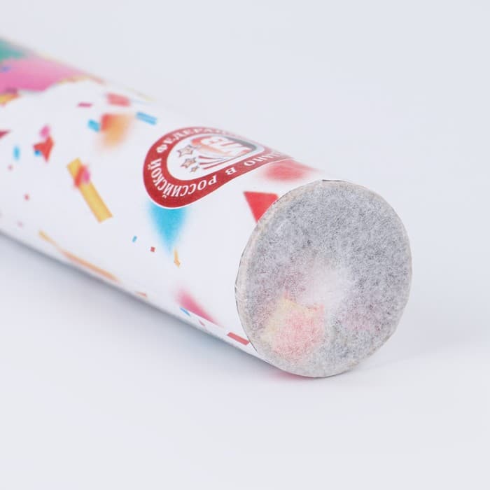 Хлопушка пневматическая «Классическая» с конфетти, 20 см