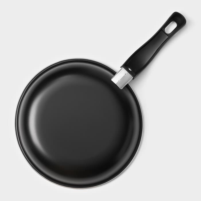 Набор сковородок «Жаклин», набор 3 шт.: 20/25/30×4 см, антипригарное покрытие, углеродистая сталь, чёрные