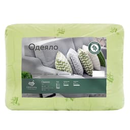 Одеяло 1.5 см, 140×205 см, бамбук, полиэфирное волокно 200 г/м²