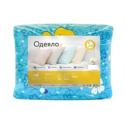 Одеяло 1.5 сп., всесезонное, 140×205 см, синтепон, МИКС