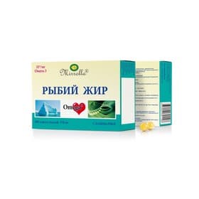 Рыбий жир Mirrolla с ламинарией, 100 капсул по 0.37 г