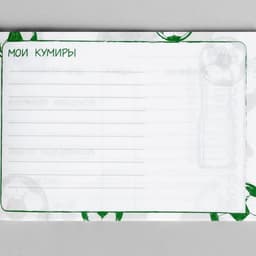 Дневник тренировок «Футбол», 48 листов, 15.3×12.4 см