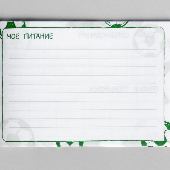 Дневник тренировок «Футбол», 48 листов, 15.3×12.4 см