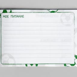 Дневник тренировок «Футбол», 48 листов, 15.3×12.4 см