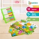 Настольная игра «Найди и посчитай», счёты, 10 заданий, 3+, МИКС