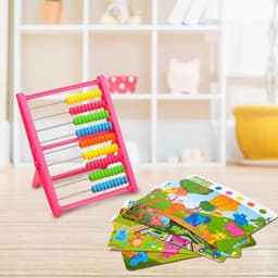 Настольная игра «Найди и посчитай», счёты, 10 заданий, 3+, МИКС