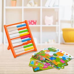 Настольная игра «Найди и посчитай», счёты, 10 заданий, 3+, МИКС